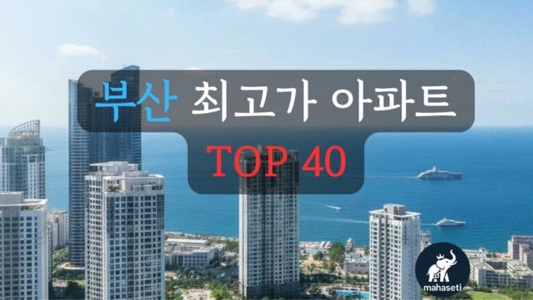 Top 40 Most Expensive Apartments in Busan