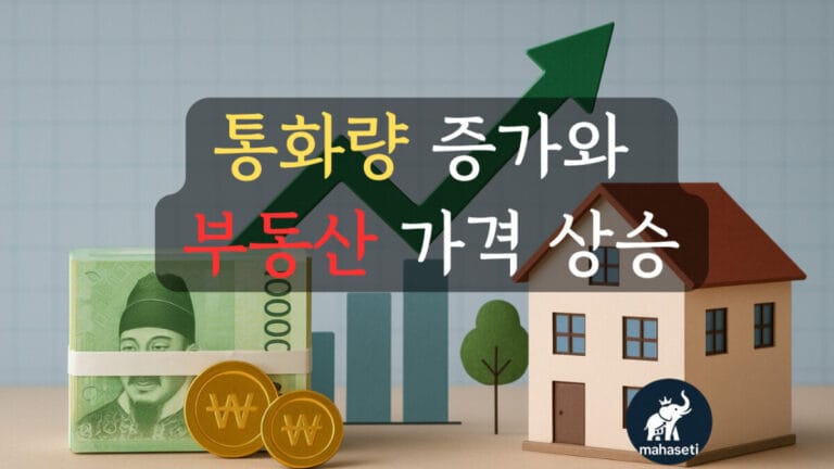 통화량 증가와 부동산가격 상승